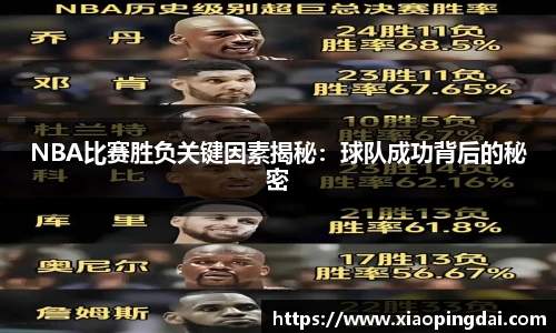 NBA比赛胜负关键因素揭秘：球队成功背后的秘密